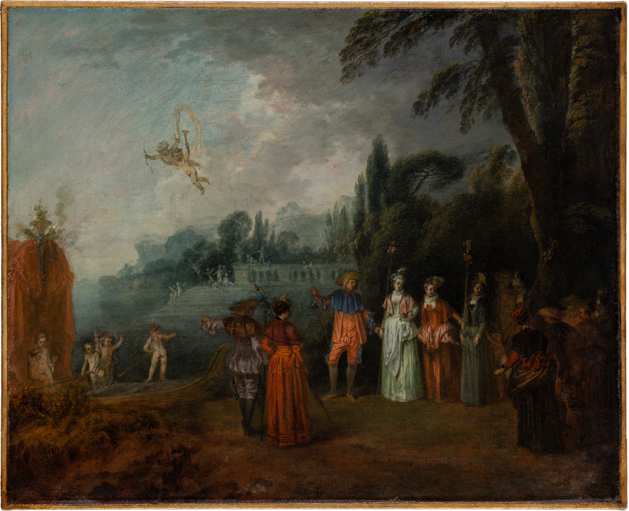 Lähtö Kytherestä - Antoine Watteau