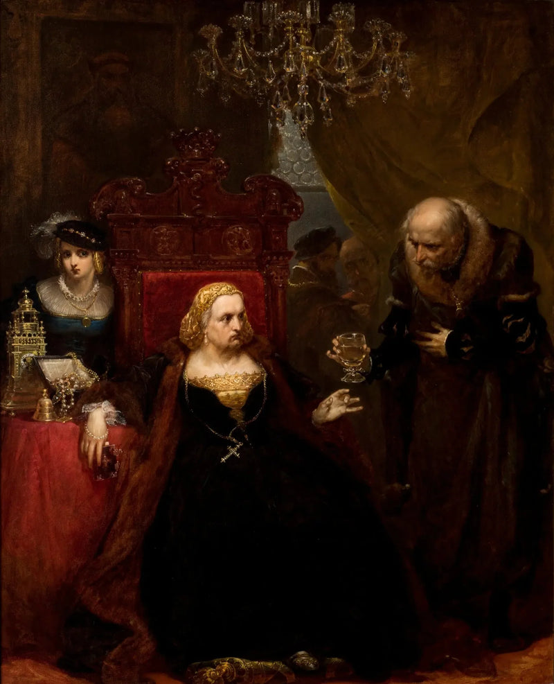 Kuningatar Bona'n myrkyttäminen - Jan Matejko