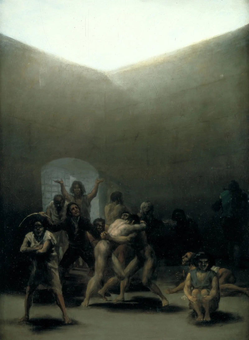 Hullujen aitauksen - Francisco de Goya
