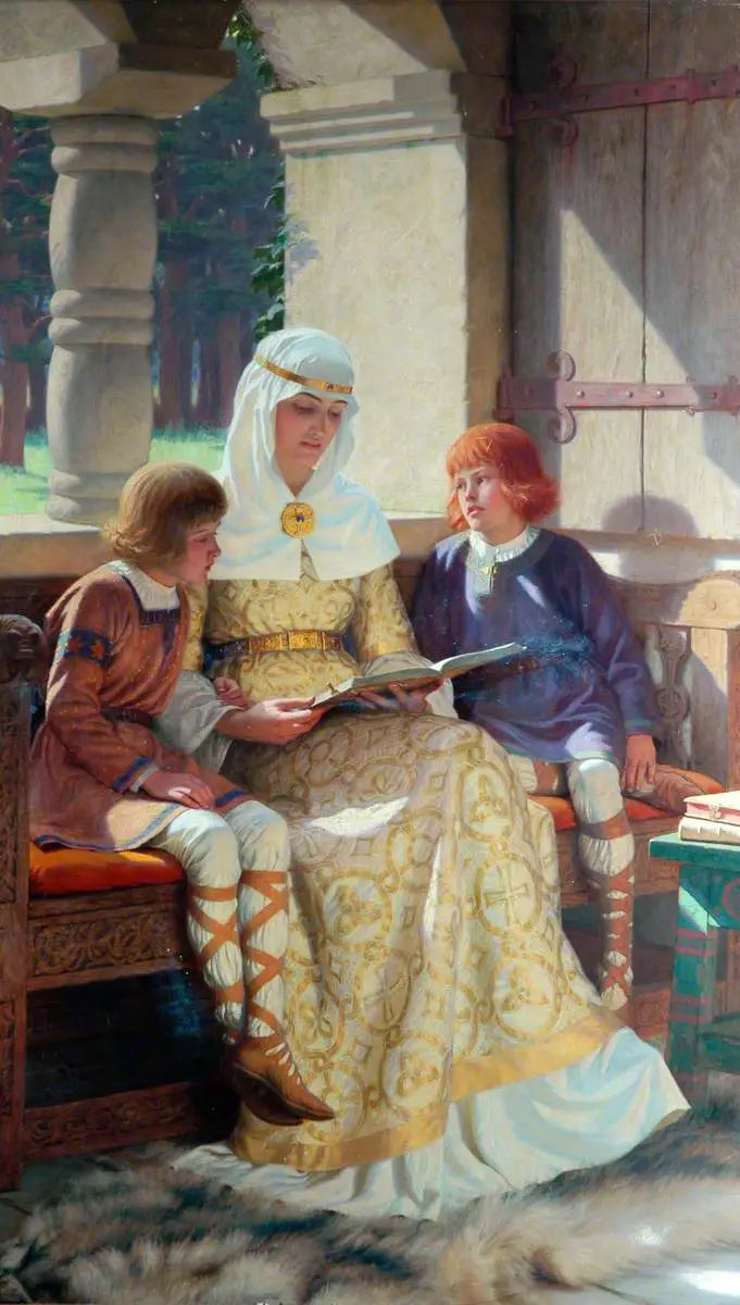 Alfred Suuren Lapsuus - Edmund Blair Leighton