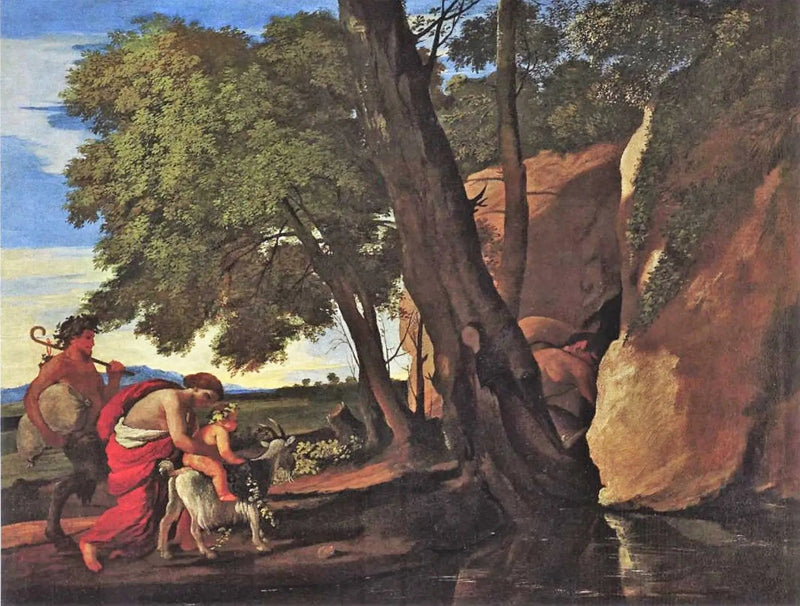 Bacchuksen lapsuus - Nicolas Poussin