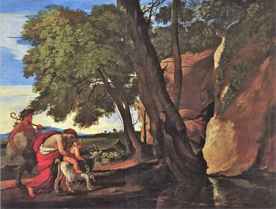 Bacchuksen lapsuus - Nicolas Poussin
