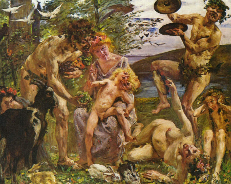 Zeuksen lapsuus - Lovis Corinth