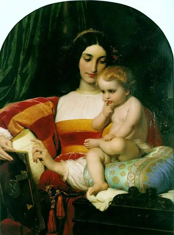 Pic de la Mirandolen lapsuus - Paul Delaroche