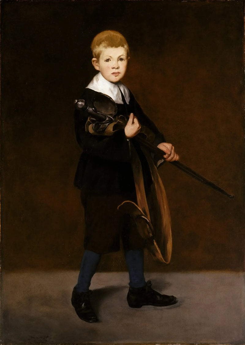 Poika miekka kädessä - Édouard Manet