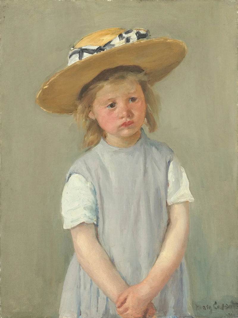 Olento olkihatussa - Mary Cassatt