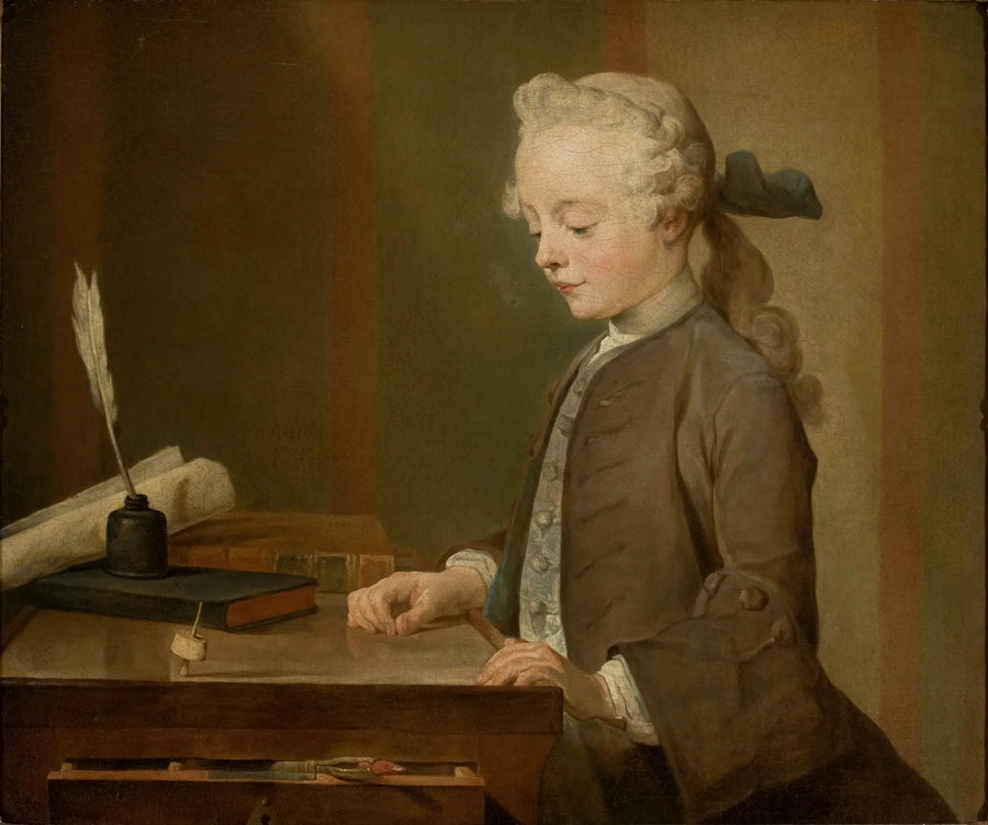 Lapsi tuttipullon kanssa - Jean Siméon Chardin