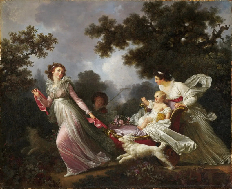 Rakkaan lapsen - Jean-Honoré Fragonard