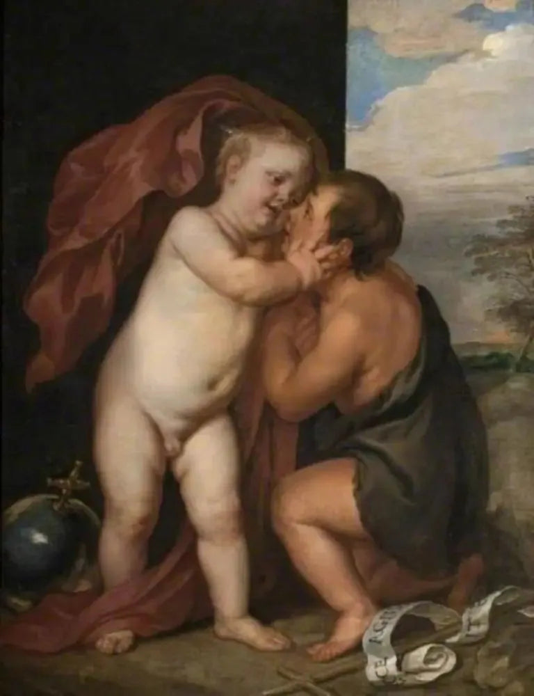 Lapsi Jeesus ja pyhä Johannes - Antoine van Dyck