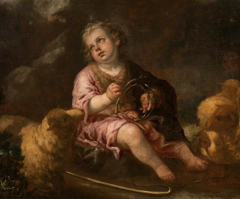 Jeesus-lapsi kuin hyvä paimen - Bartolomé Esteban Murillo