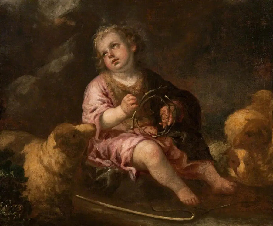 Jeesus-lapsi kuin hyvä paimen - Bartolomé Esteban Murillo