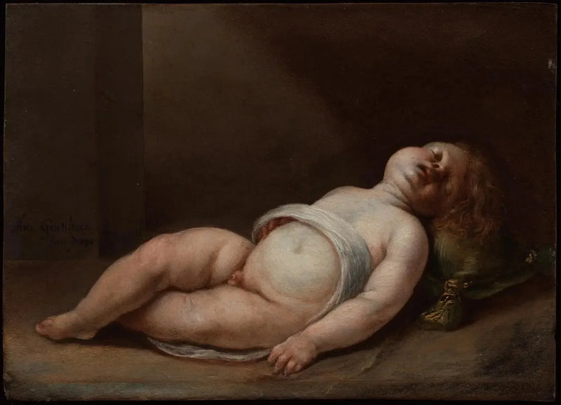 Nukkuva Jeesus-lapsi - Artemisia Gentileschi