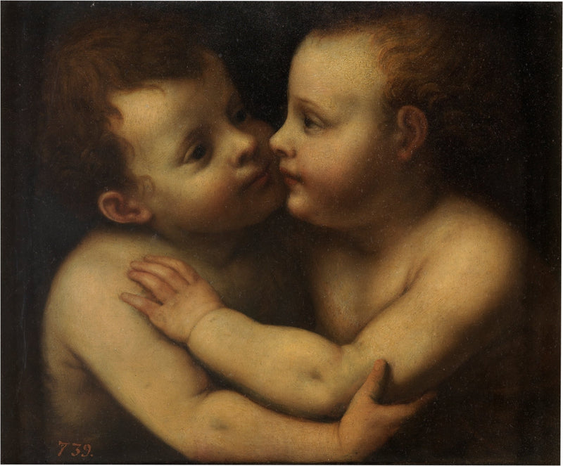 Lapsi Jeesus ja pyhä Johannes Kastaja - Bernardino Luini