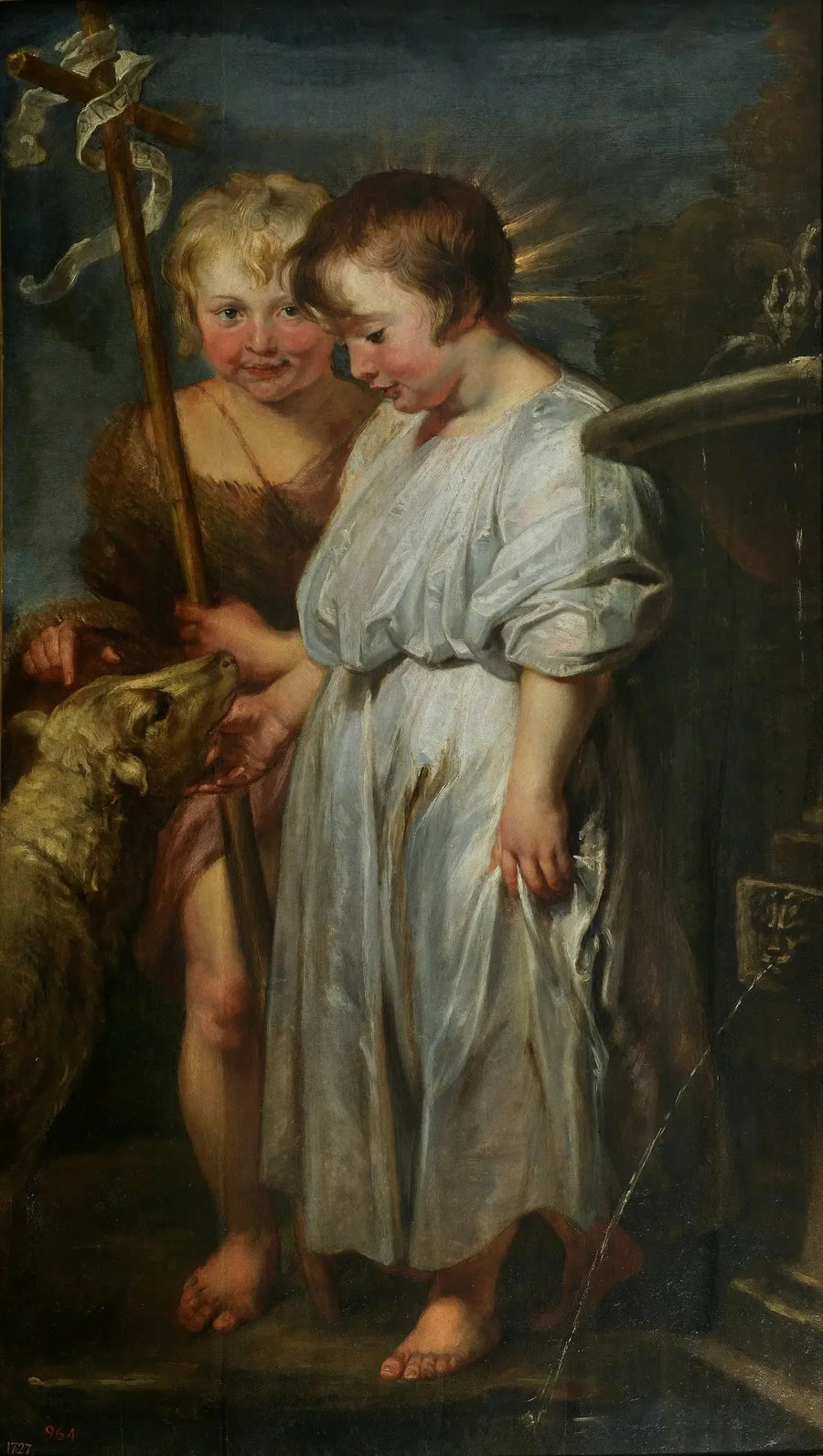 Lapsi Jeesus, Pyhä Johannes ja Karitsa - Antoine van Dyck