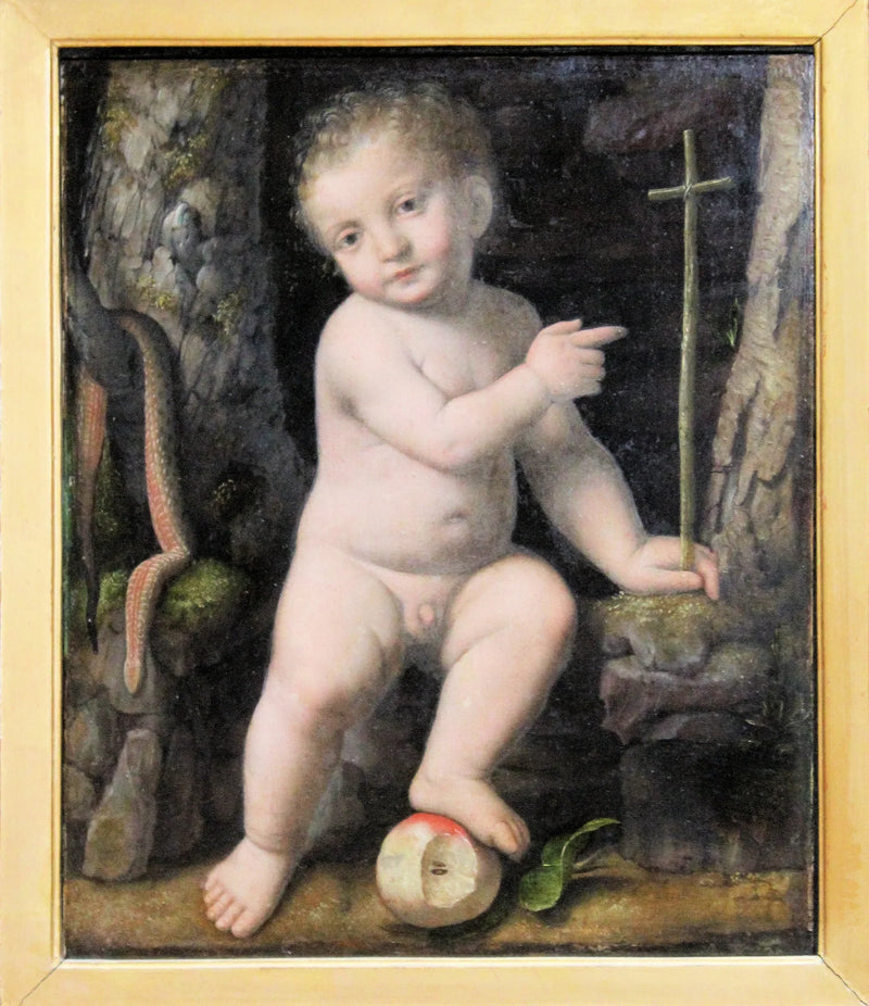 Lapsi Jeesus, maailman pelastaja - Bernardino Luini