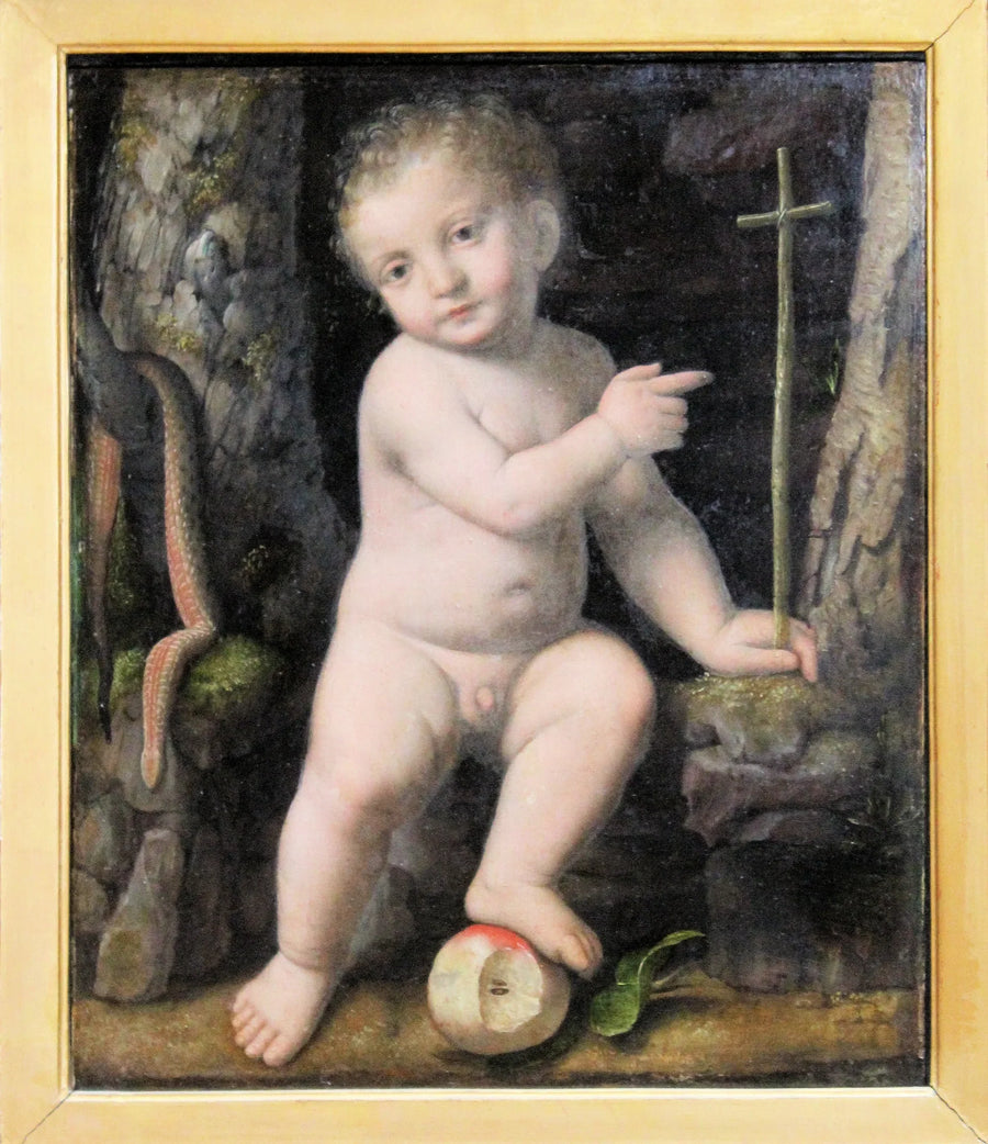 Lapsi Jeesus, maailman pelastaja - Bernardino Luini