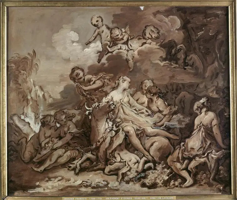 Euroopan riisuminen - François Boucher