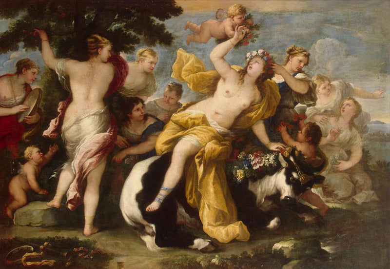 Euroopan ryöstö - Luca Giordano