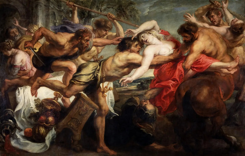 Hippodamian Vangitseminen - Peter Paul Rubens