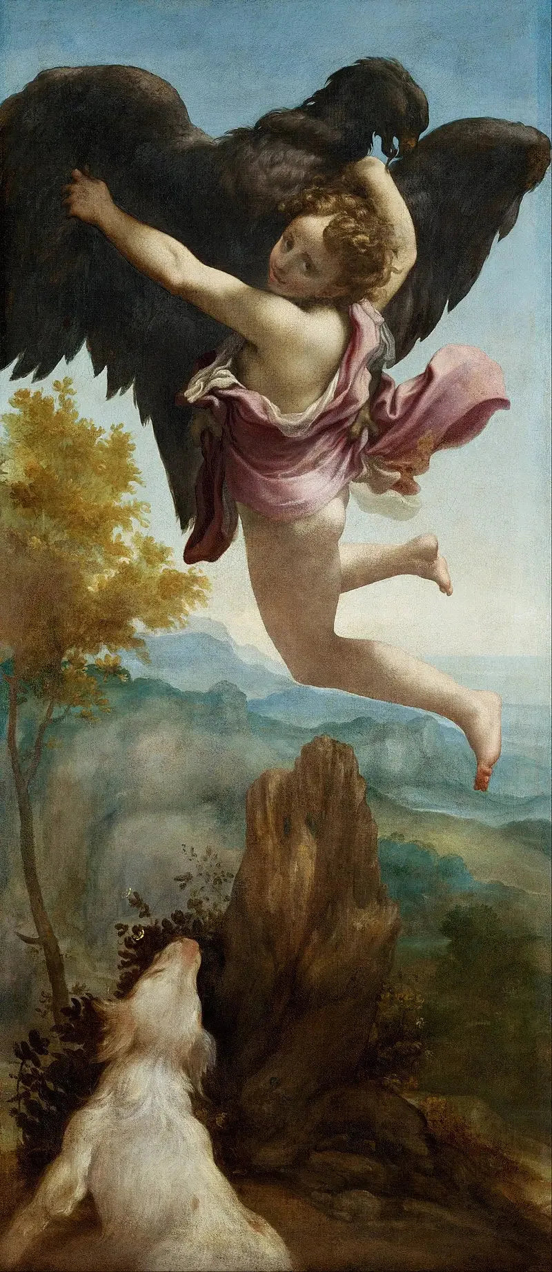 Ganymedes-kierrätys - Antonio da Correggio