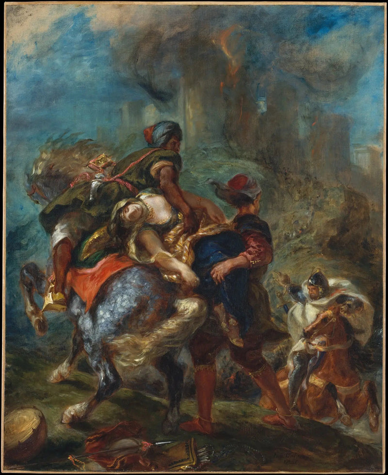 Rebeccan ryöstö - Eugène Delacroix