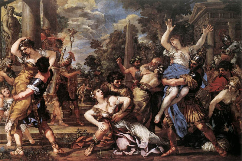 Sabinien kidnappaminen - Pietro da Cortona