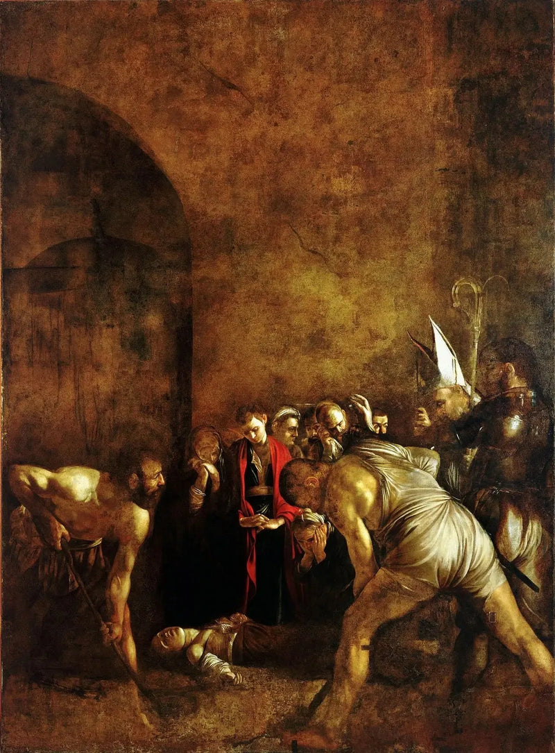 Pyhän Lucian hautajaiset - Caravaggio