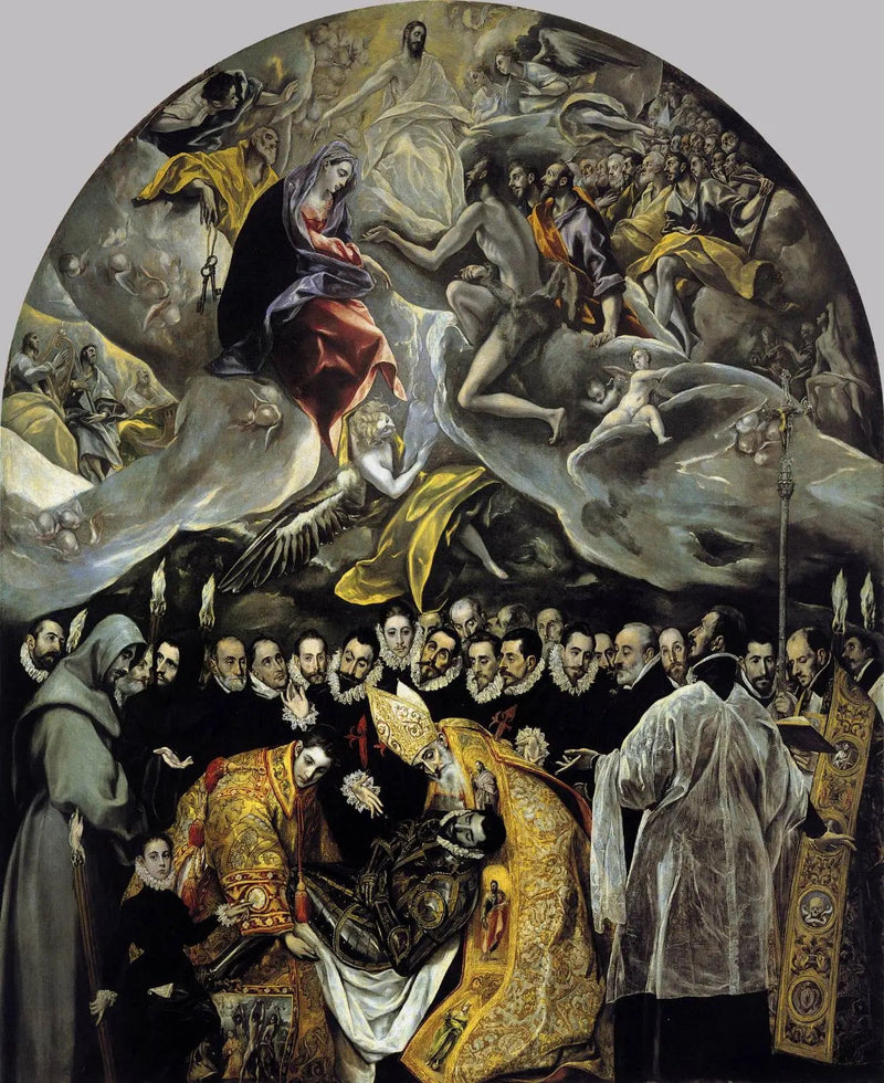 Eläköön kreivi d'Orgazin hautajaiset - El Greco