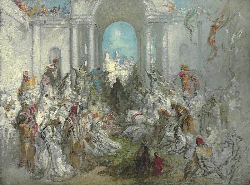 Kristuksen sisäänkäynti Jerusalemiin - Gustave Doré