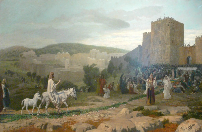 Kristuksen sisäänkäynti Jerusalemiin - Jean-Léon Gérôme