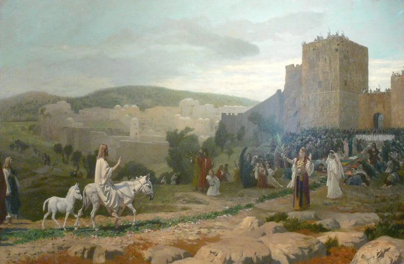 Kristuksen sisäänkäynti Jerusalemiin - Jean-Léon Gérôme