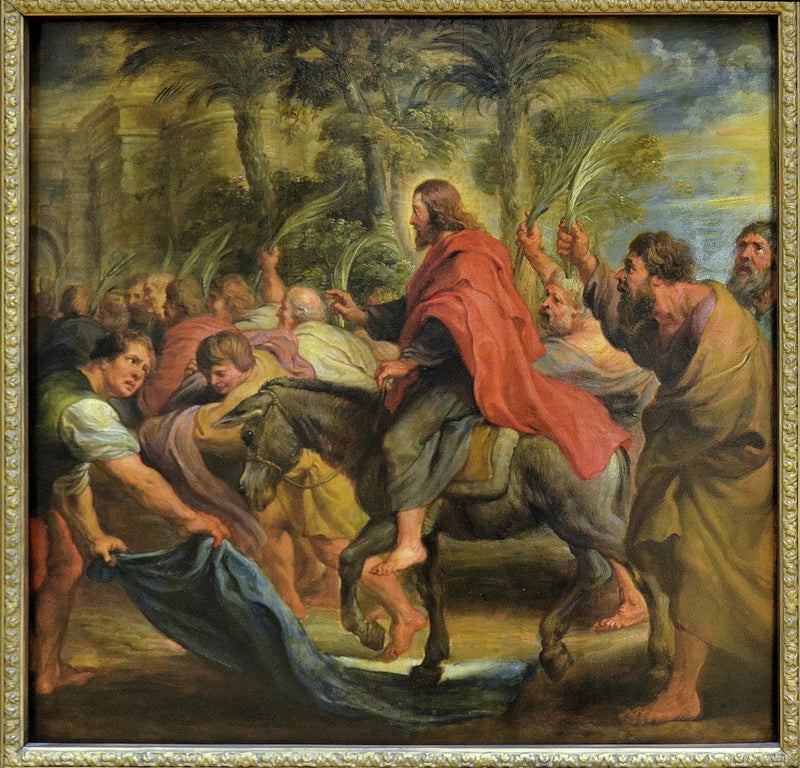 Kristuksen sisäänkäynti Jerusalemiin - Peter Paul Rubens