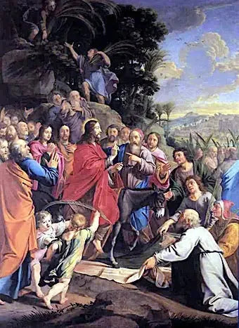 Kristuksen sisäänpääsy Jerusalemiin - Philippe de Champaigne