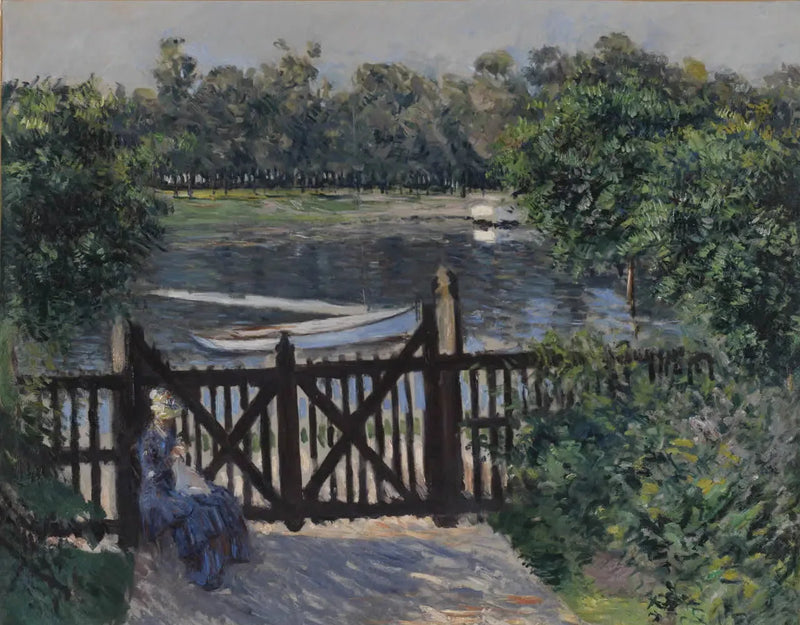 Puutarhan sisäänkäynti, Petit-Gennevilliers - Gustave Caillebotte