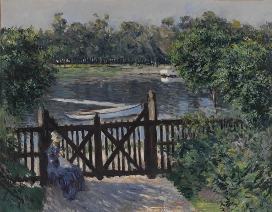 Puutarhan sisäänkäynti, Petit-Gennevilliers - Gustave Caillebotte