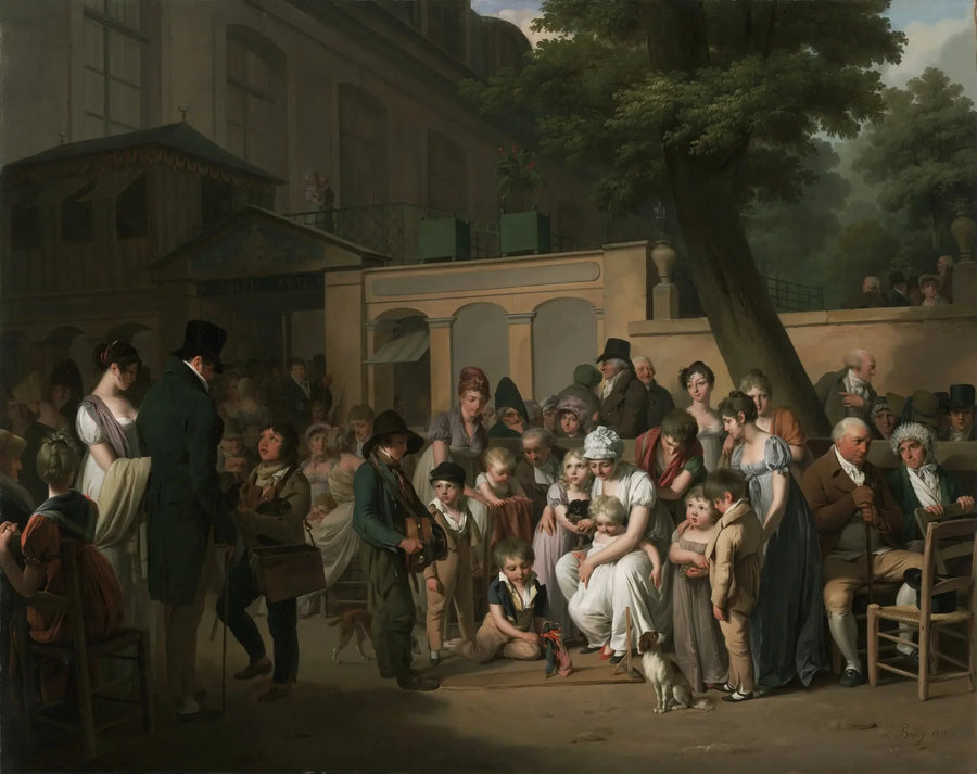 Turkkilainen puutarhan sisäänkäynti - Louis-Léopold Boilly