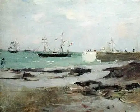Sataman sisäänkäynti - Berthe Morisot