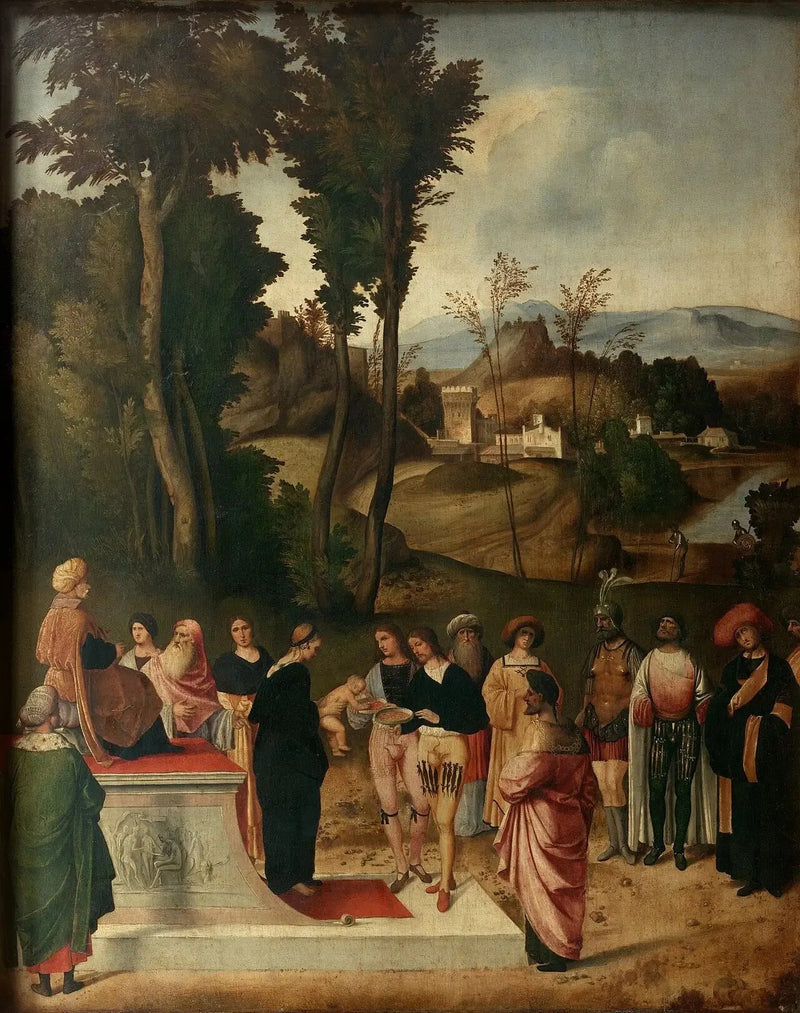 Moïsen tulikoe - Giorgione