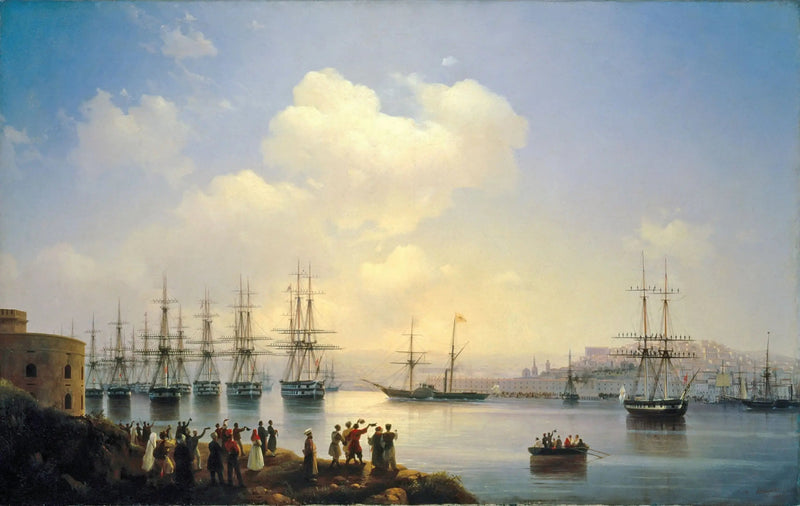 Venäläinen laivasto teillä Sevastopolin - Ivan Aïvazovski