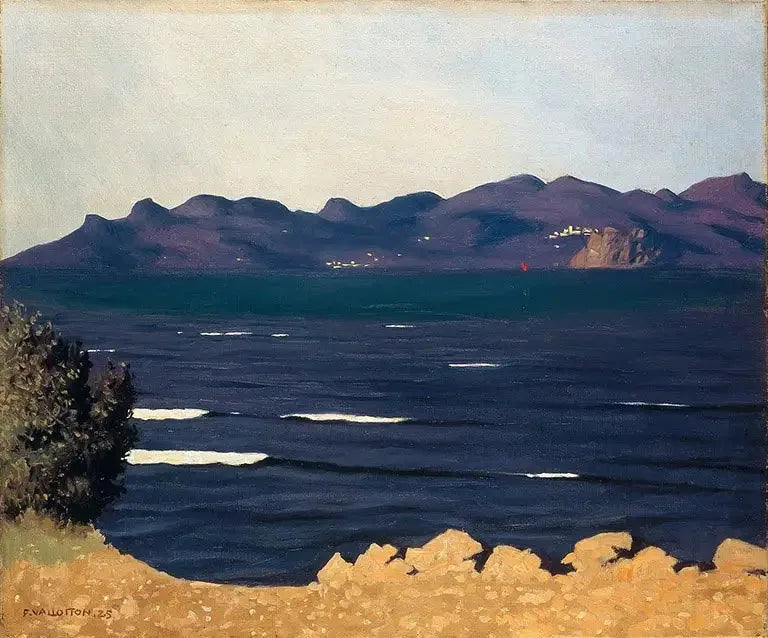 Estérel ja Cannesin lahti - Félix Vallotton
