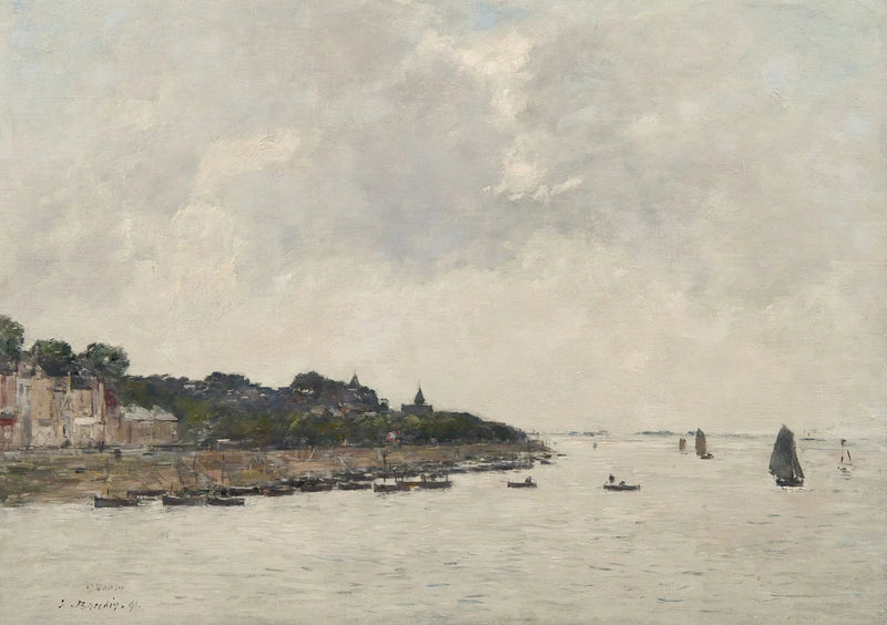 Somme-joen suisto Saint-Valéry-sur-Somme - Eugène Boudin