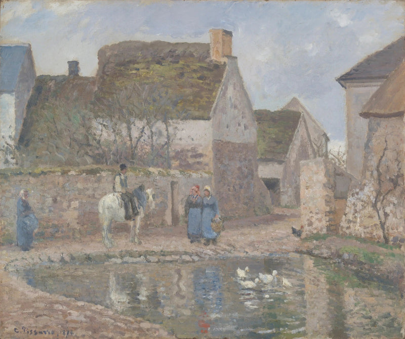 Enneryn ankkalampi - Camille Pissarro