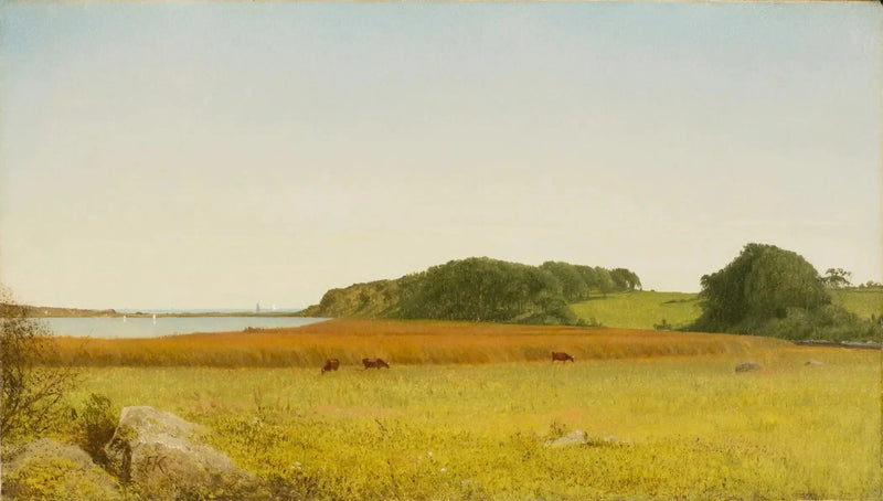 Almyn lampi, Newport - John Frederick Kensett