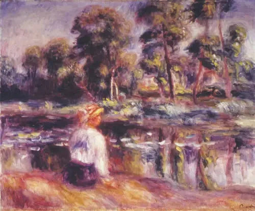 Chavillen lampi - Pierre-Auguste Renoir