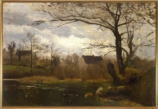 Montfoucaultin lampi - Camille Pissarro