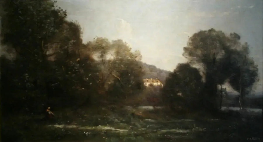 Ville d'Avrayn lampi - Jean-Baptiste Camille Corot