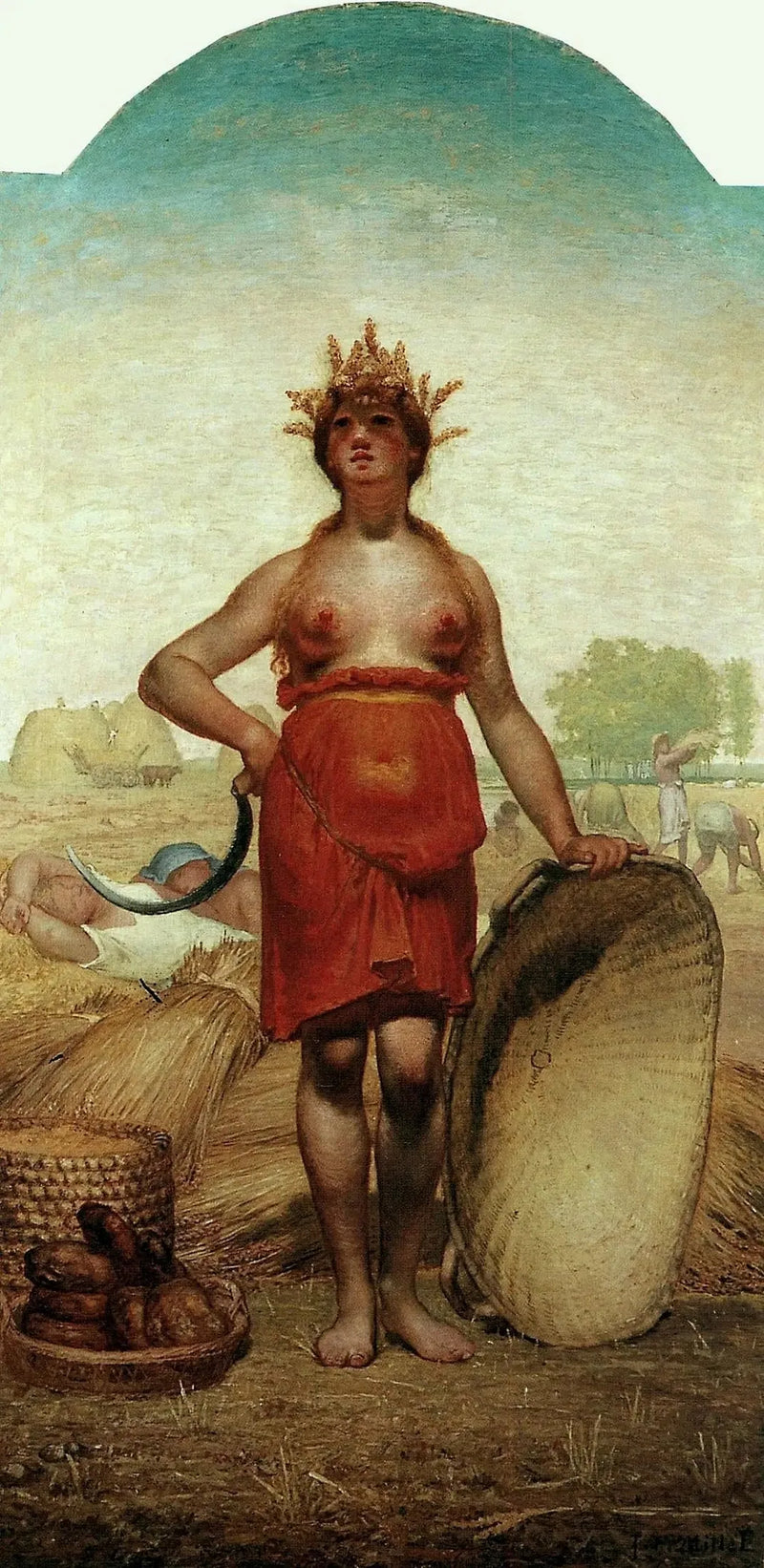 Kesä tai Ceres - Jean-François Millet