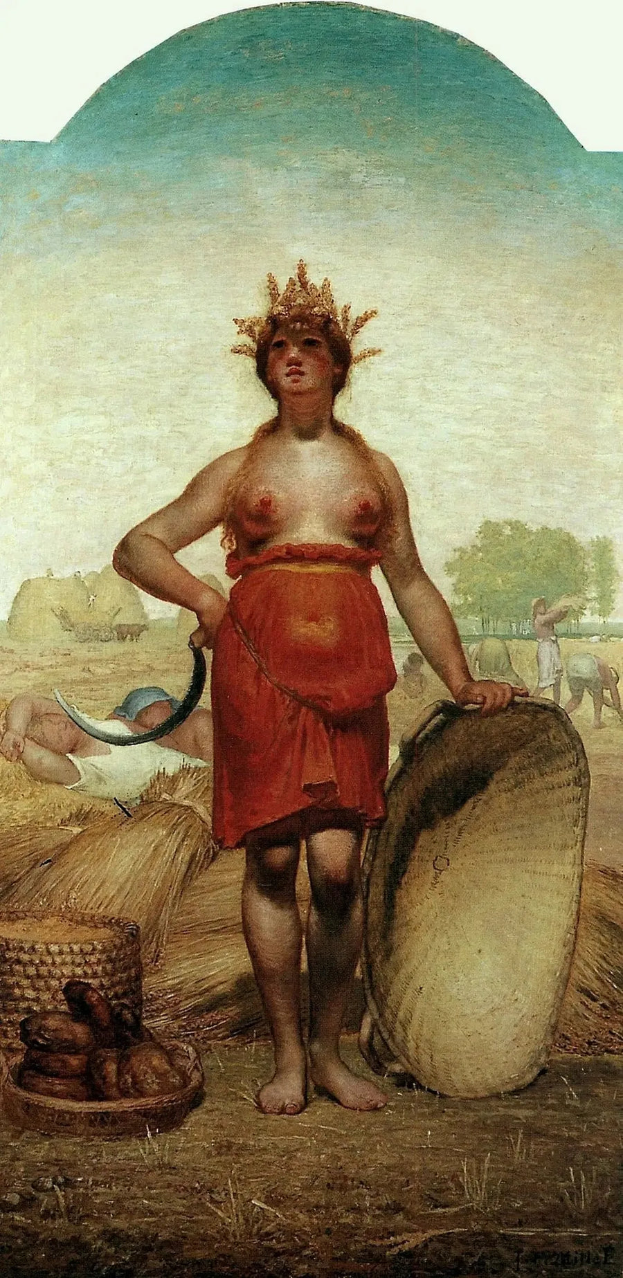 Kesä tai Ceres - Jean-François Millet