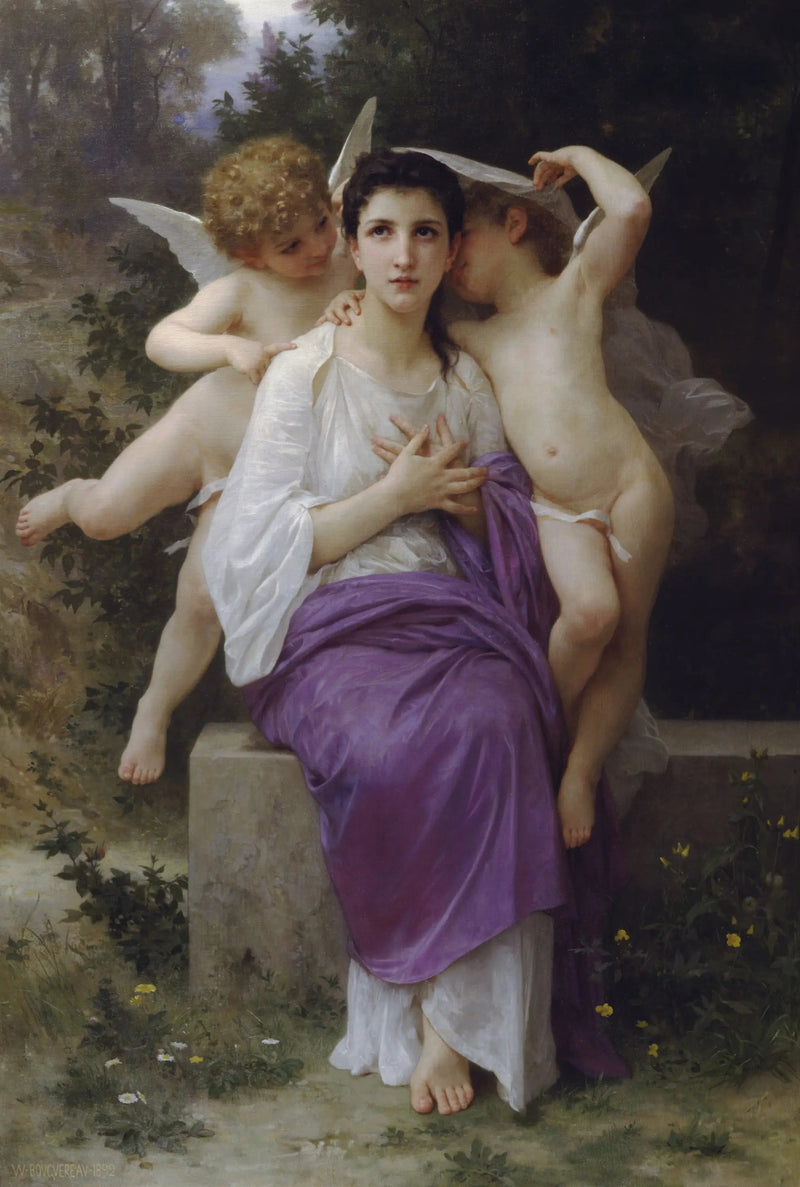 Sydämen herääminen - Bouguereau