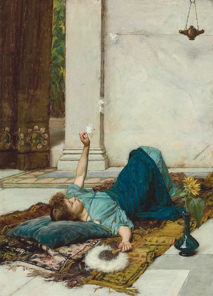 Valkohäntävaris - John William Waterhouse